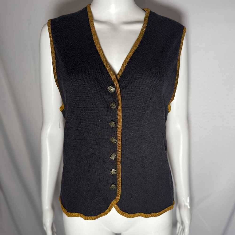 Dior Navy and Mustard  waiscoat.